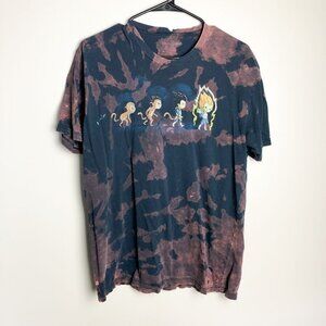 Dragon Ball Z Evolution of to Super Sayan Tie Dye T Shirt Large